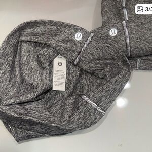 Lululemon NWT $48 Fast and Free Rulu Run Beanie Heathered Grey